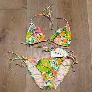 Shoshanna Vibrant Floral Bikini